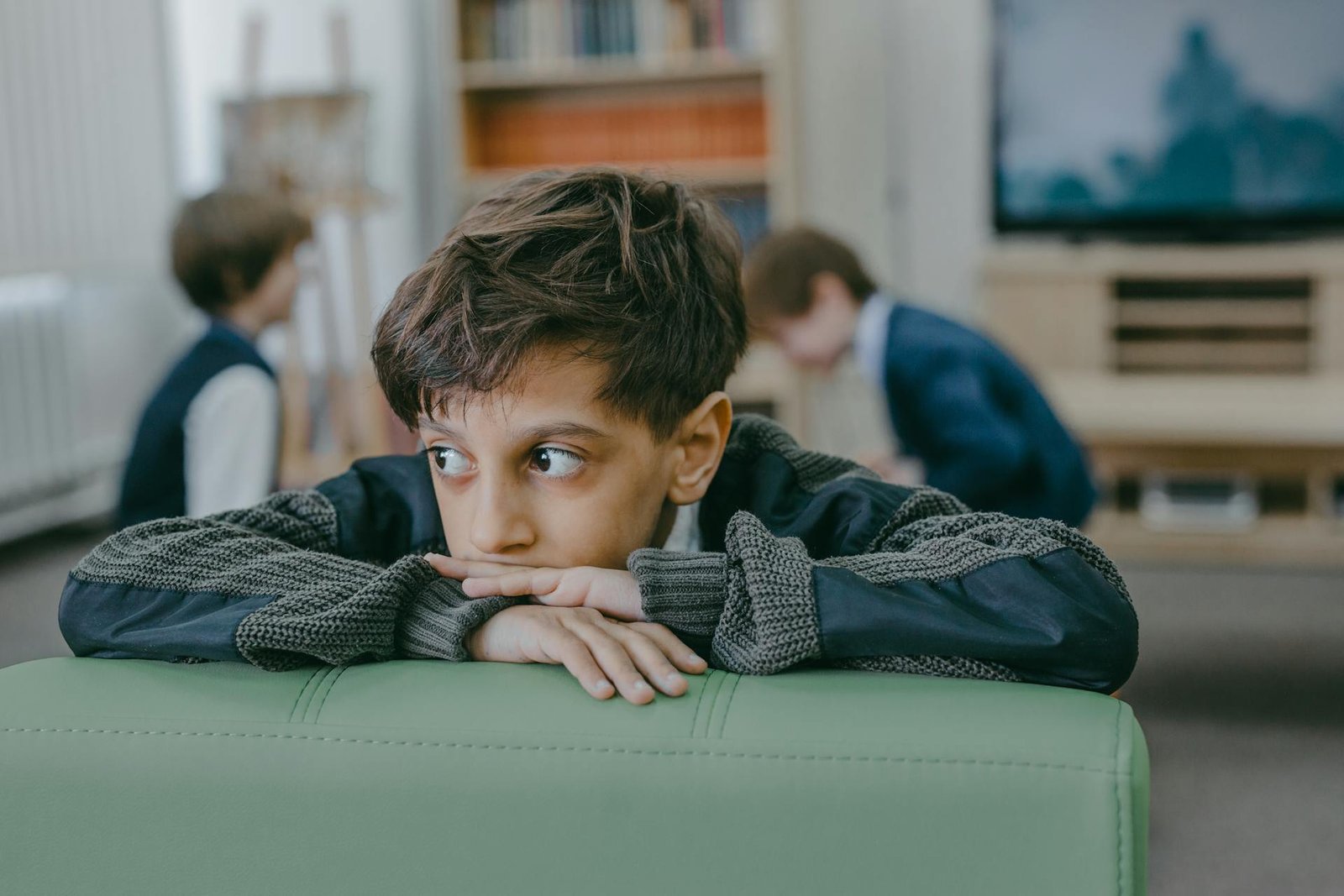 Child Worried At School